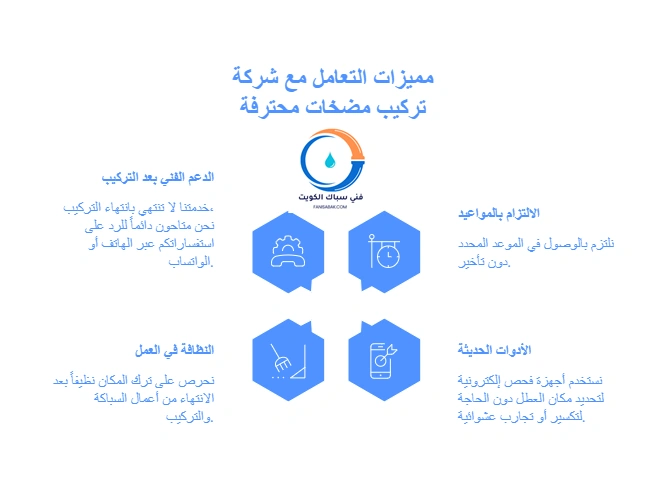 مميزات التعامل مع شركة تركيب مضخات محترفة
