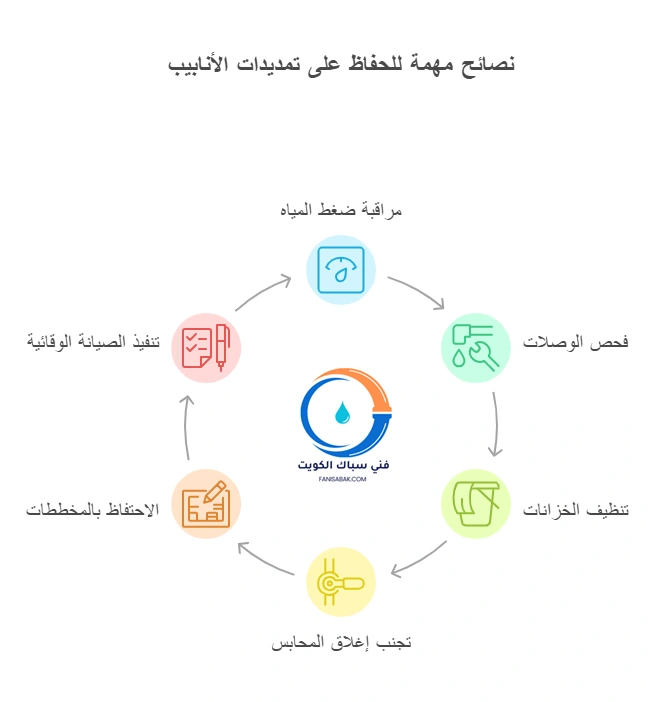 نصائح مهمة للحفاظ على تمديدات الأنابيب