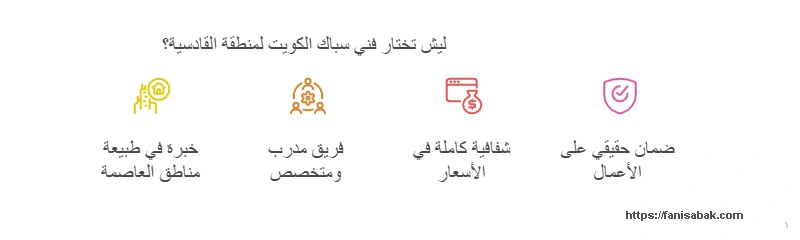 ليش تختار فني سباك الكويت لمنطقة القادسية؟