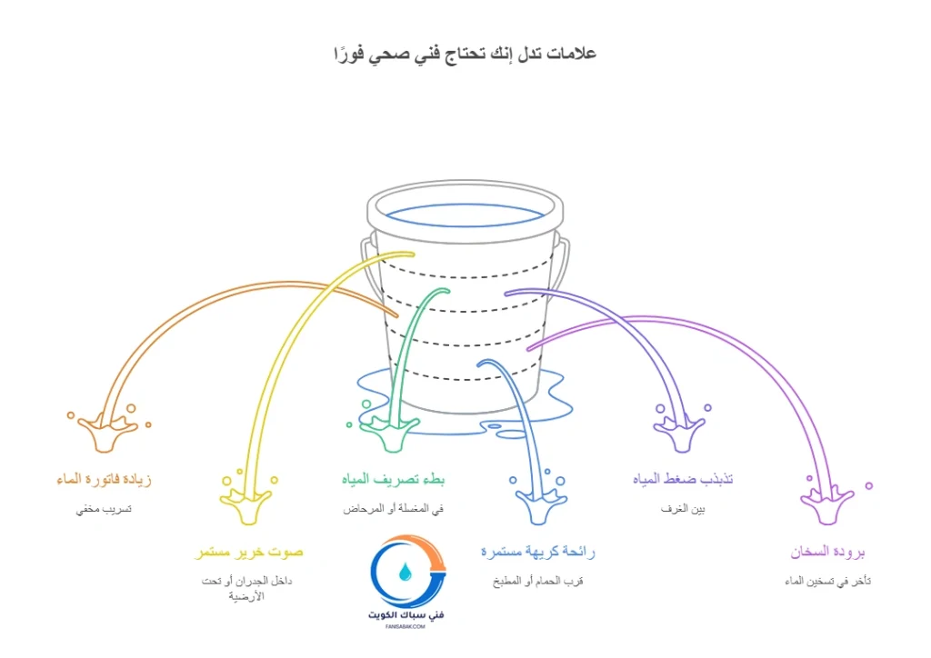 علامات تدل إنك تحتاج فني صحي فورًا