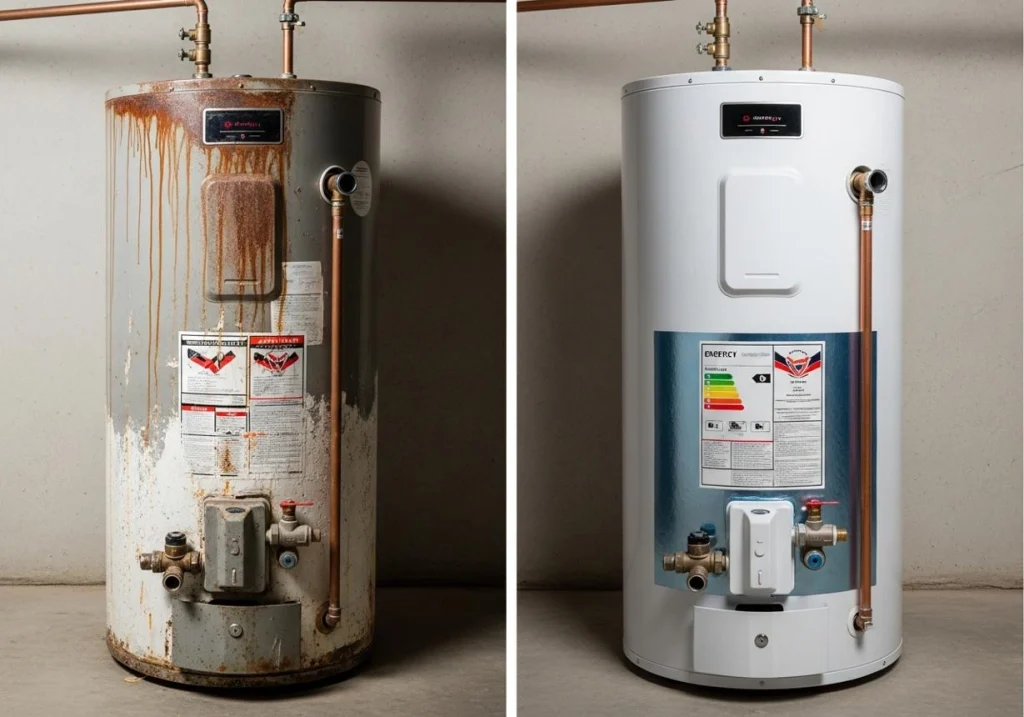 تركيب سخان جديد